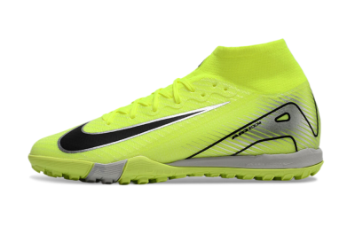 Nike Air Zoom Mercurial Superfly 10 Elite TF High-Tops Football Shoes - Yellow/Silver/Black