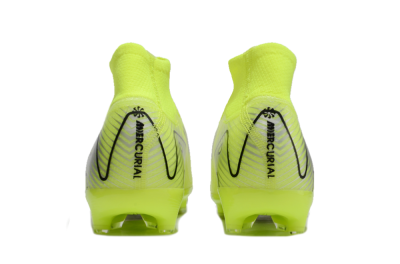 Nike Air Zoom Mercurial Superfly 10 Elite AG High-Tops Football Boots - Yellow/Silver/Black