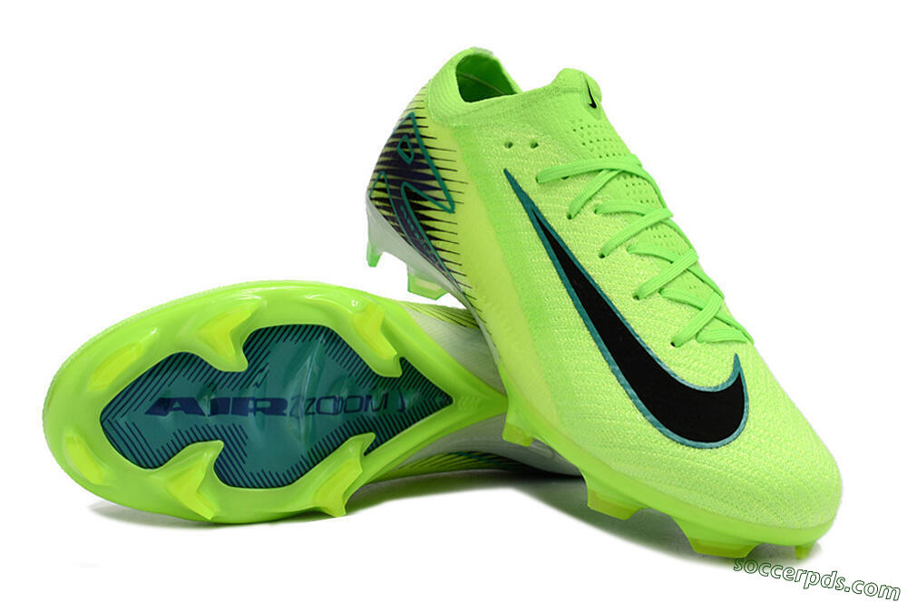 Nike Air Zoom Mercurial Vapor 16 Elite FG Low-Tops Football Boots - Green/Black 3