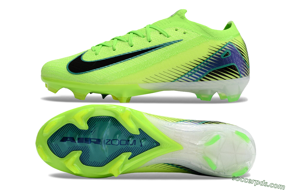 Nike Air Zoom Mercurial Vapor 16 Elite FG Low-Tops Football Boots - Green/Black 0