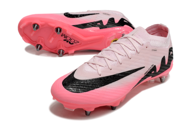Nike Air Zoom Mercurial Vapor 15 Elite SG Low-Tops Football Boots - Pink/Black