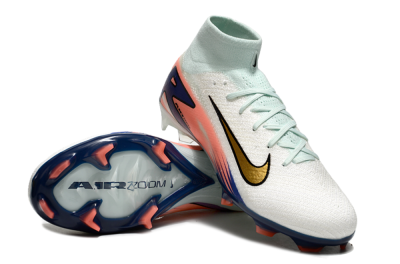 Nike Air Zoom Mercurial Superfly10 Elite FG High-Tops Football Boots - Jade/Pink/Blue