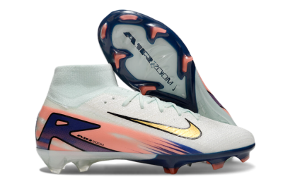 Nike Air Zoom Mercurial Superfly10 Elite FG High-Tops Football Boots - Jade/Pink/Blue
