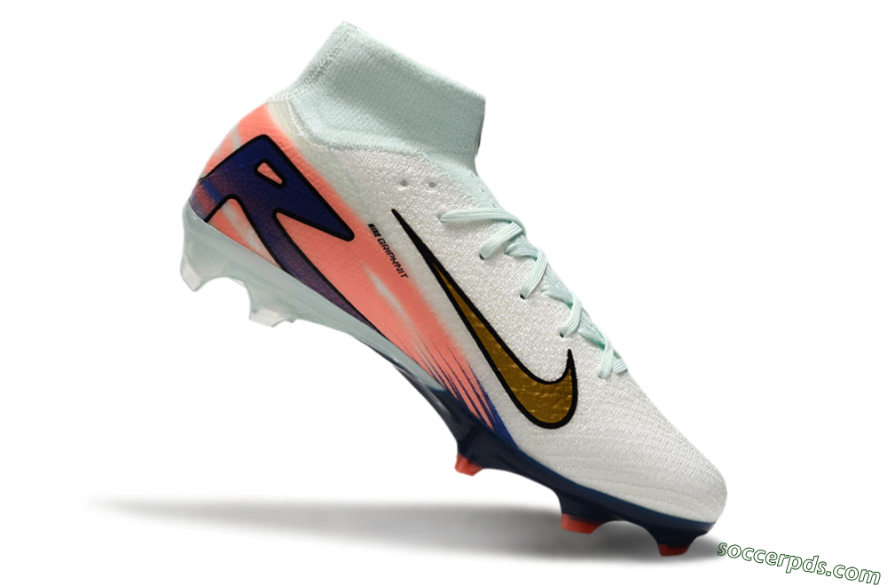 Nike Air Zoom Mercurial Superfly10 Elite FG High-Tops Football Boots - Jade/Pink/Blue 4