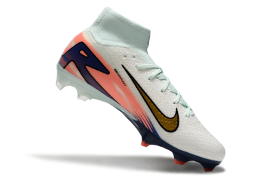 Nike Air Zoom Mercurial Superfly10 Elite FG High-Tops Football Boots - Jade/Pink/Blue