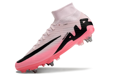 Nike Air Zoom Mercurial Superfly 9 Elite SG High-Tops Football Boots - Pink/Black