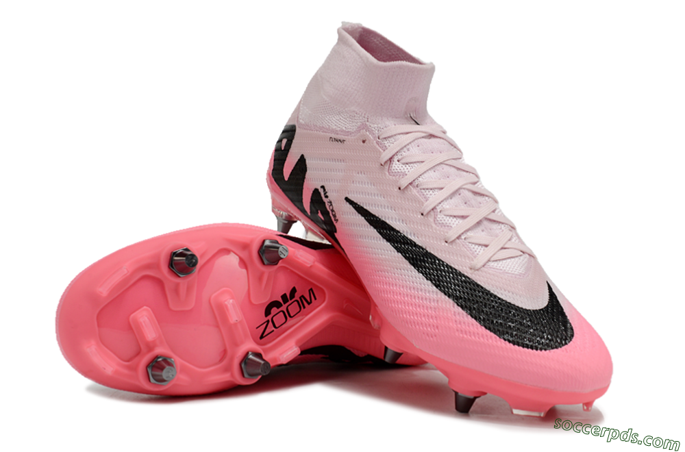 Nike Air Zoom Mercurial Superfly 9 Elite SG High-Tops Football Boots - Pink/Black 4