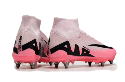 Nike Air Zoom Mercurial Superfly 9 Elite SG High-Tops Football Boots - Pink/Black