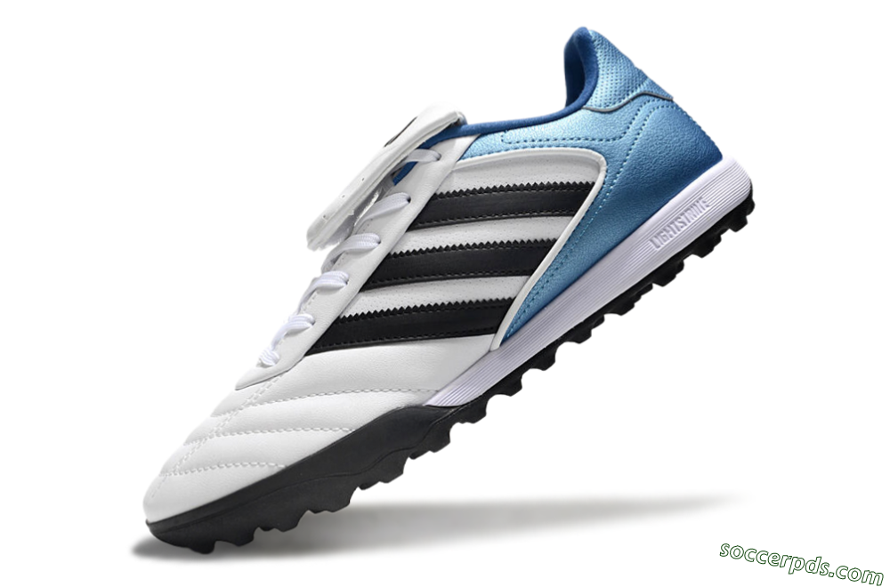 Adidas Copa Gloro 2 TF Low-Tops Football Shoes - White/Black/Blue 5