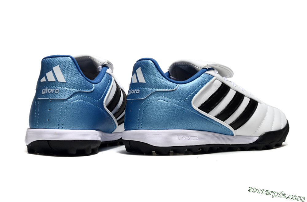 Adidas Copa Gloro 2 TF Low-Tops Football Shoes - White/Black/Blue 6