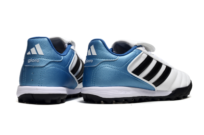 Adidas Copa Gloro 2 TF Low-Tops Football Shoes - White/Black/Blue