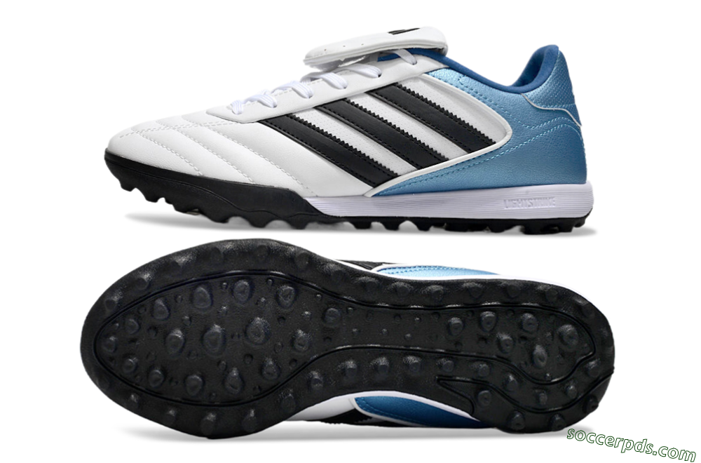 Adidas Copa Gloro 2 TF Low-Tops Football Shoes - White/Black/Blue 0