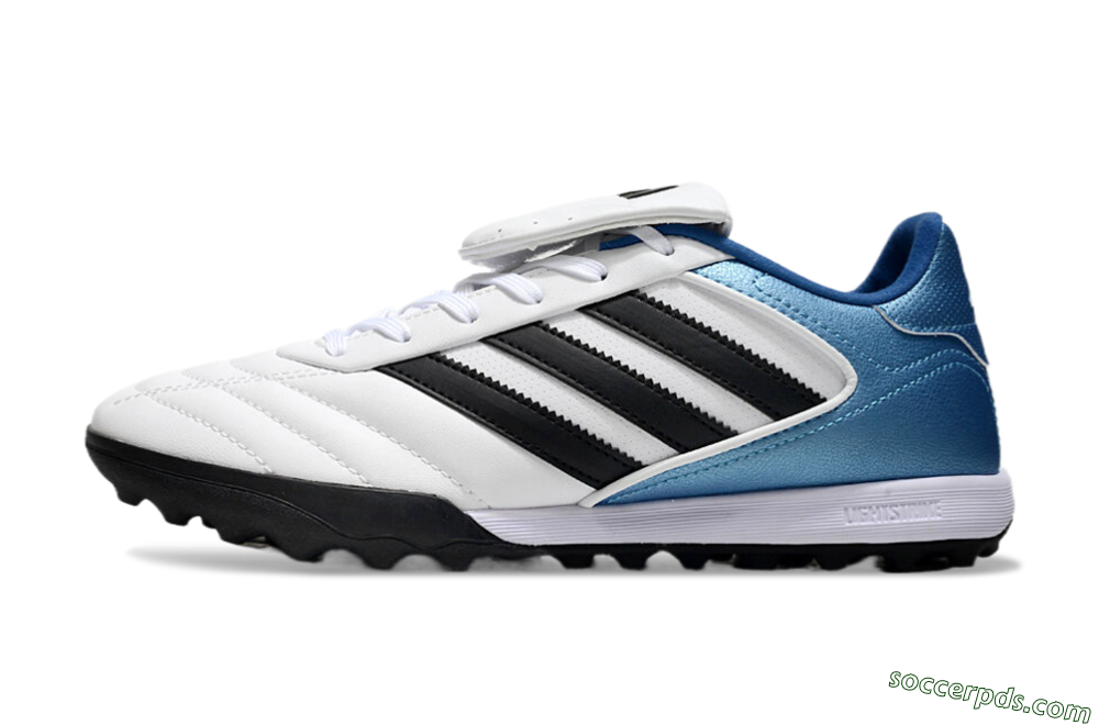 Adidas Copa Gloro 2 TF Low-Tops Football Shoes - White/Black/Blue 2