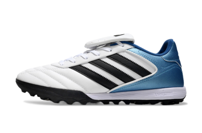 Adidas Copa Gloro 2 TF Low-Tops Football Shoes - White/Black/Blue