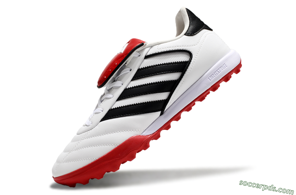 Adidas Copa Gloro 2 TF Low-Tops Football Shoes - White/Black/Red 5