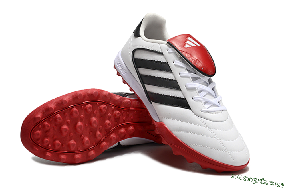 Adidas Copa Gloro 2 TF Low-Tops Football Shoes - White/Black/Red 3