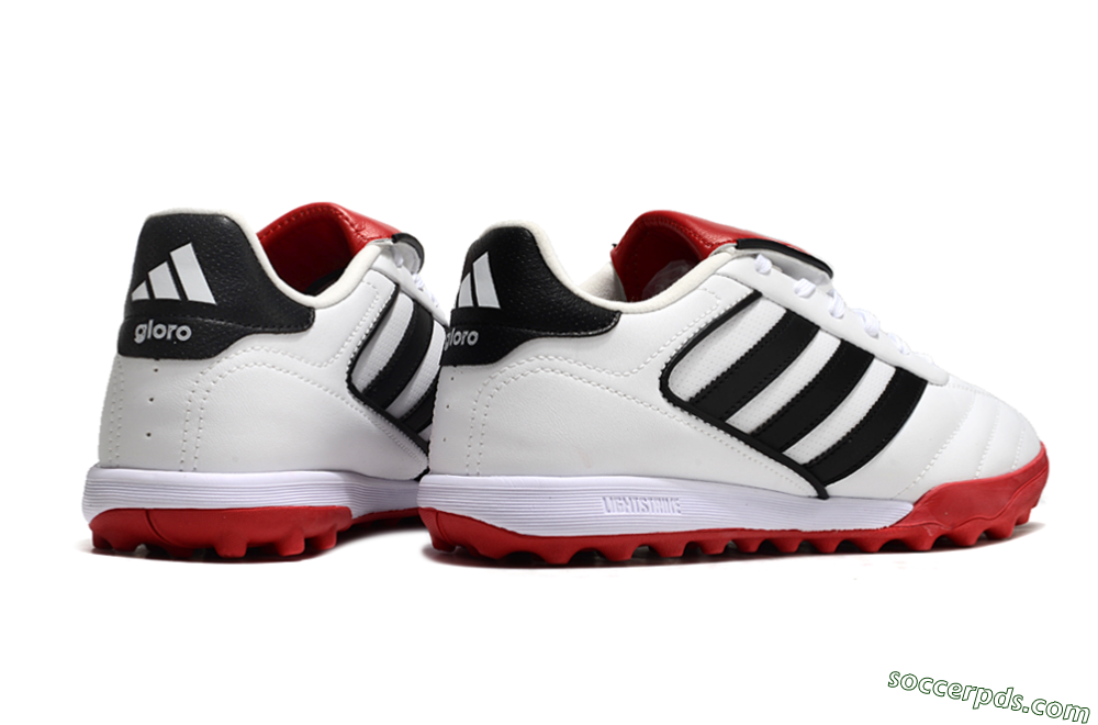 Adidas Copa Gloro 2 TF Low-Tops Football Shoes - White/Black/Red 6