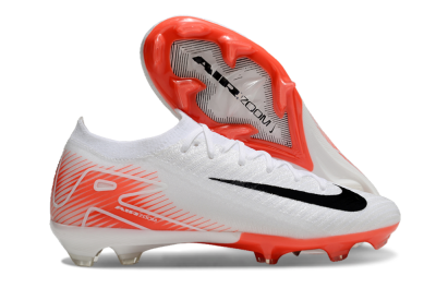 Nike Air Zoom Mercurial Vapor 16 Elite FG Low-Tops Football Boots - White/Orange/Black