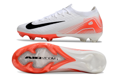 Nike Air Zoom Mercurial Vapor 16 Elite FG Low-Tops Football Boots - White/Orange/Black