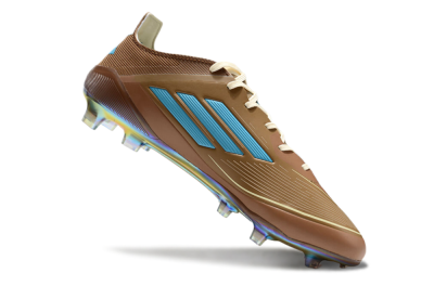 Adidas F50 Elite FG Low-Tops Football Boots - Brown/White/Gold