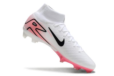 Nike Air Zoom Mercurial Superfly10 Elite FG High-Tops Football Boots - White/Pink/Black