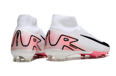 Nike Air Zoom Mercurial Superfly10 Elite FG High-Tops Football Boots - White/Pink/Black
