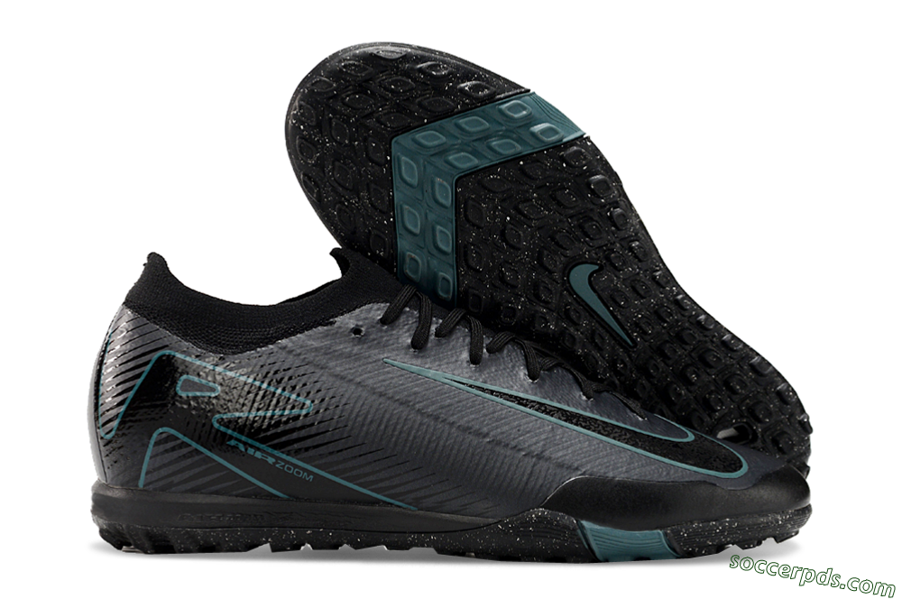 Nike Air Zoom Mercurial Vapor 16 Elite TF Low-Tops Football Shoes - Grey/Black/Blue 1