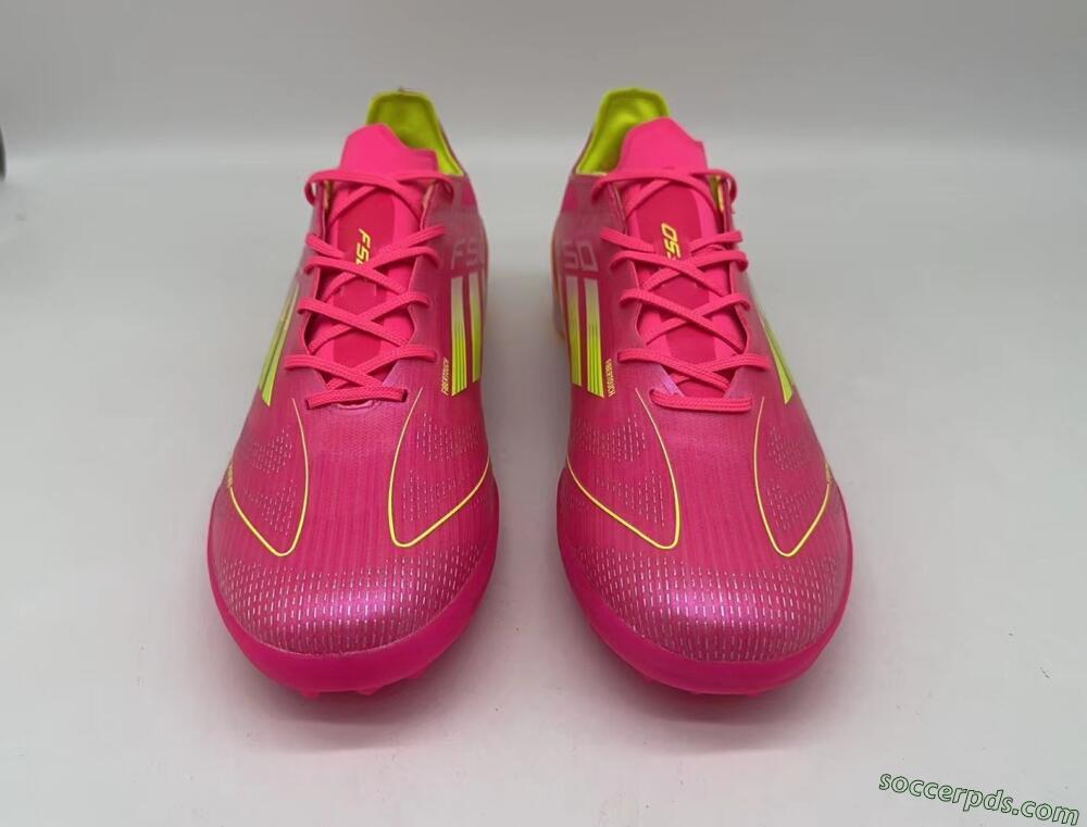 Adidas F50 Elite TF Low-Tops Football Shoes - Pink/Yellow/Orange