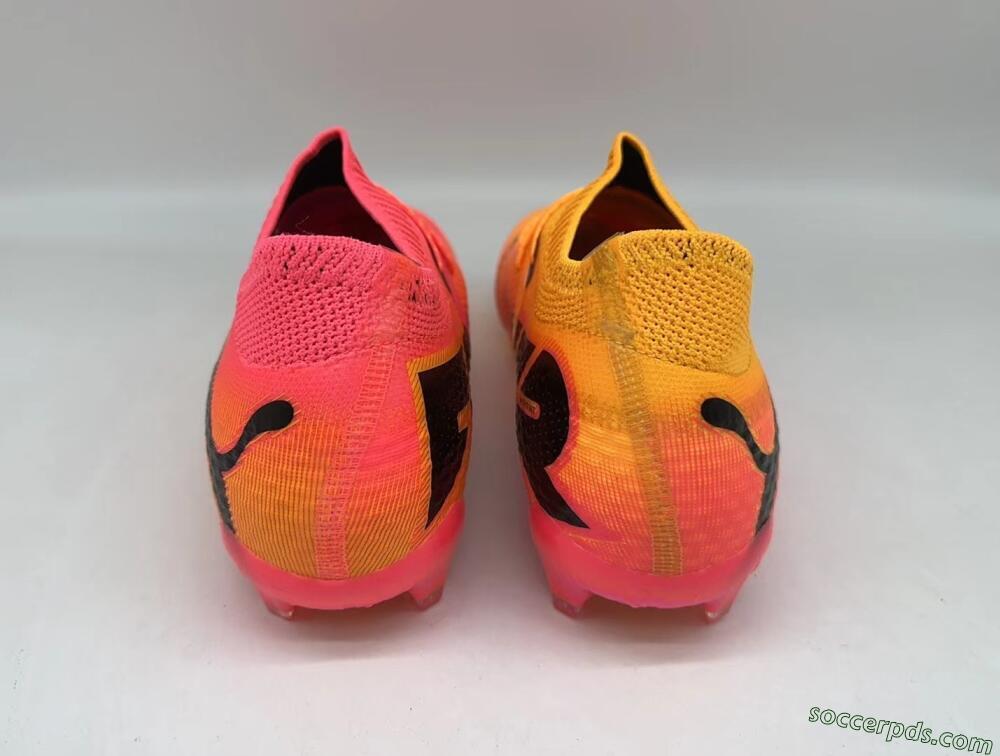 Puma Future Ultimate FG Low-Tops Football Boots - Pink/Yellow/Black