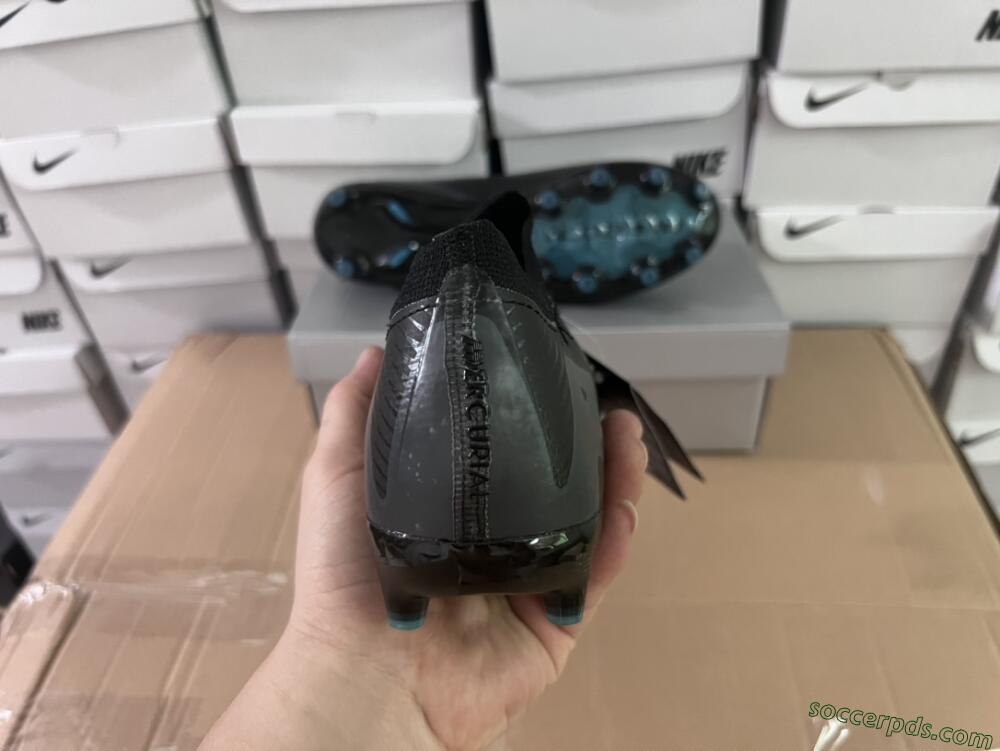Nike Air Zoom Mercurial Vapor 16 Elite AG Low-Tops Football Boots - Black/Grey/Blue