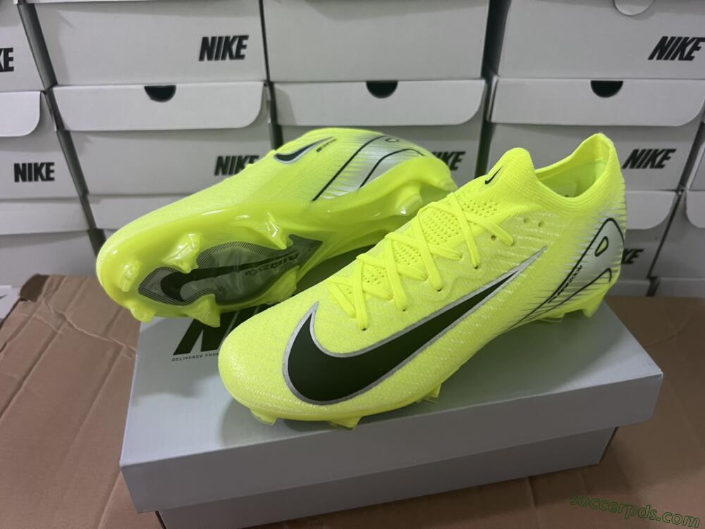 Nike Air Zoom Mercurial Vapor 16 Elite FG Low-Tops Football Boots - Yellow/Black/Silver/Grey