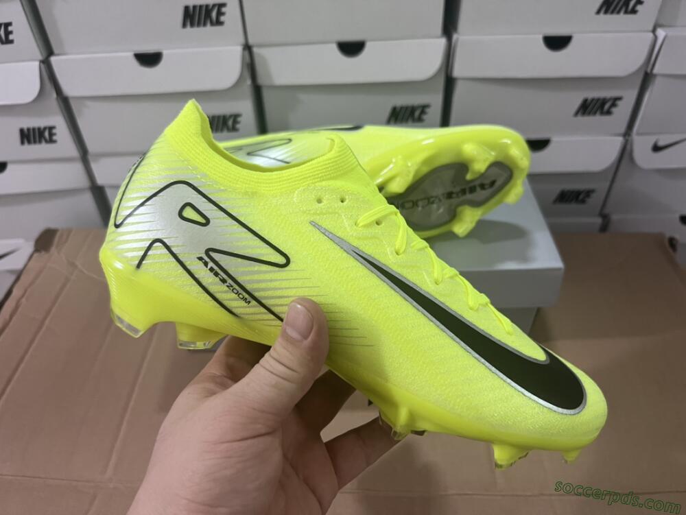 Nike Air Zoom Mercurial Vapor 16 Elite FG Low-Tops Football Boots - Yellow/Black/Silver/Grey