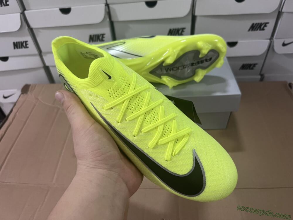 Nike Air Zoom Mercurial Vapor 16 Elite FG Low-Tops Football Boots - Yellow/Black/Silver/Grey