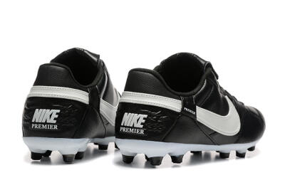 Nike The Premier 3 FG Low-Tops Football Boots - Black/Beige/White