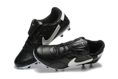 Nike The Premier 3 FG Low-Tops Football Boots - Black/Beige/White