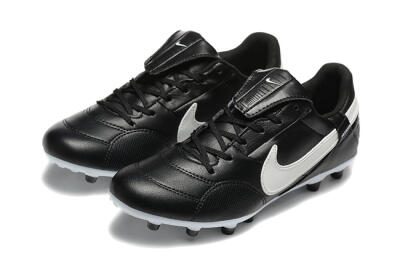 Nike The Premier 3 FG Low-Tops Football Boots - Black/Beige/White