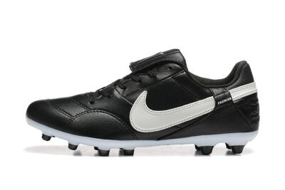 Nike The Premier 3 FG Low-Tops Football Boots - Black/Beige/White