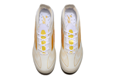 Adidas F50 Elite TF Low-Tops Football Shoes - White/Gold