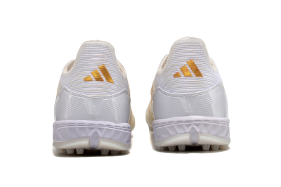 Adidas F50 Elite TF Low-Tops Football Shoes - White/Gold