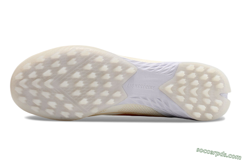 Adidas F50 Elite TF Low-Tops Football Shoes - White/Gold 6