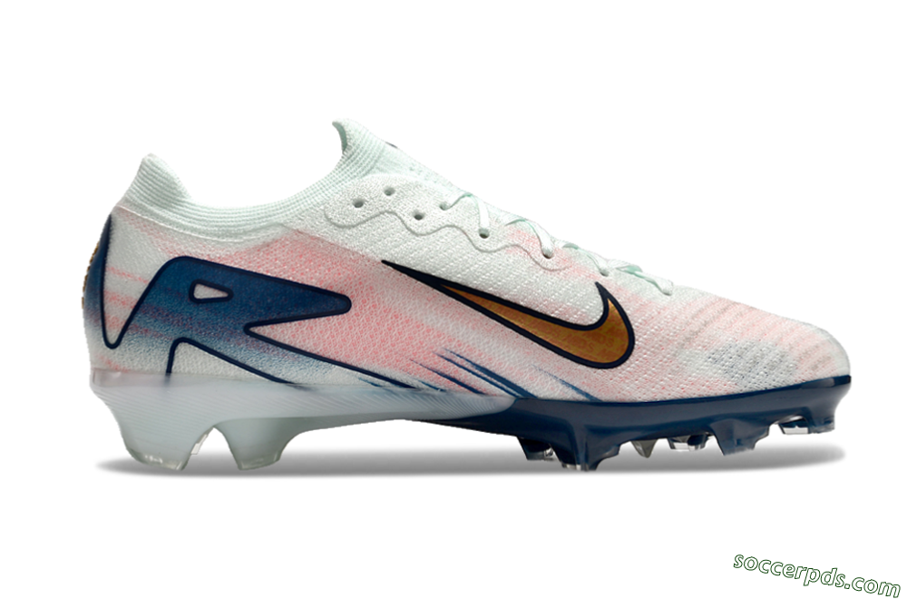 Nike Air Zoom Mercurial Vapor 16 Elite FG Low-Tops Football Boots - Jade/Gold/Pink/Blue 7