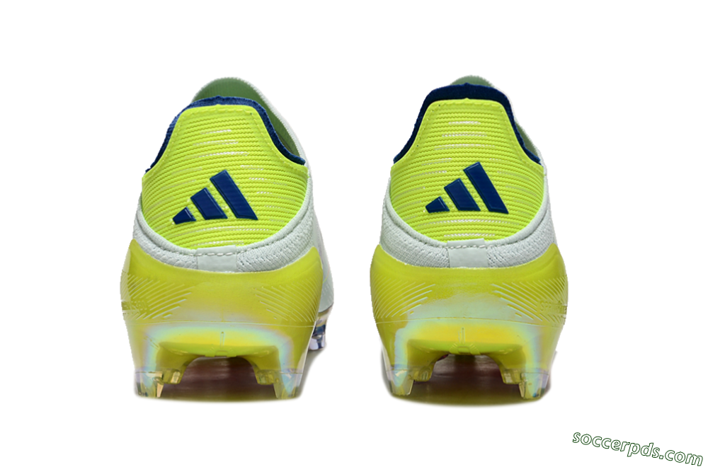Adidas F50 Elite Laceless FG Low-Tops Football Boots - Jade/Blue/Yellow 7