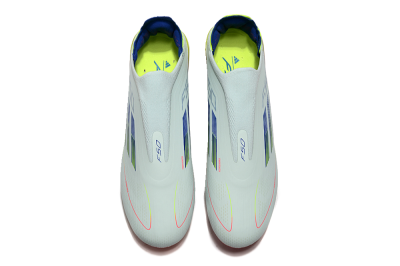 Adidas F50 Elite Laceless FG Low-Tops Football Boots - Jade/Blue/Yellow