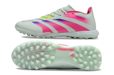 Adidas Predator 24 Elite TF Low-Tops Football Shoes - Jade/Pink/Purple