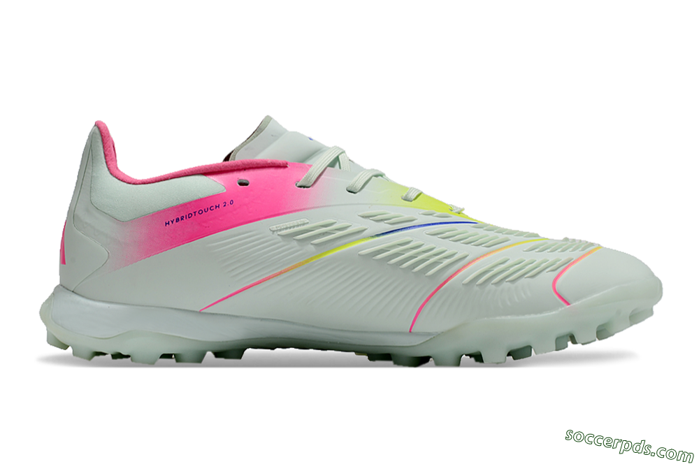 Adidas Predator 24 Elite TF Low-Tops Football Shoes - Jade/Pink/Purple 7