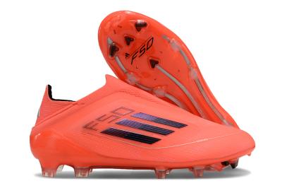 Adidas F50 Elite Laceless FG Low-Tops Football Boots - Red/Blue/Silver