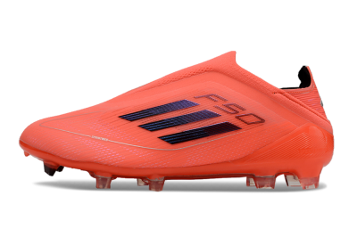 Adidas F50 Elite Laceless FG Low-Tops Football Boots - Red/Blue/Silver