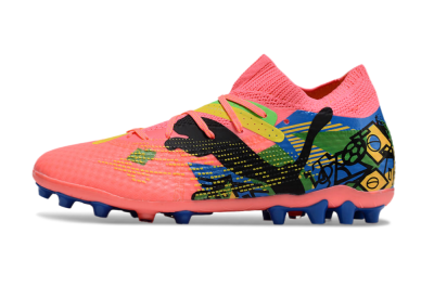 Puma Future Ultimate MG Low-Tops Football Boots - Red/Blue/Yellow/Green