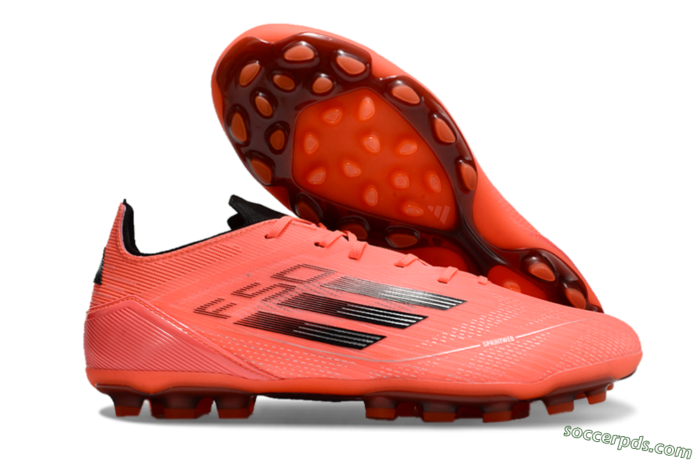 Adidas F50 Elite AG Low-Tops Football Boots - Red/Black/Silver 1