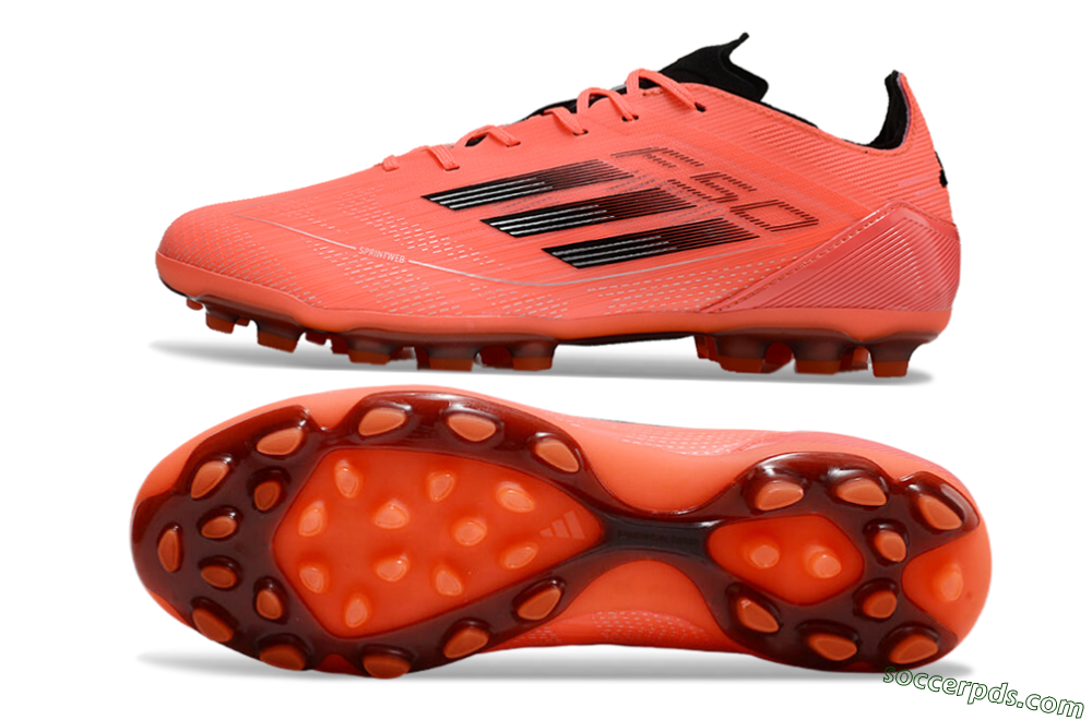 Adidas F50 Elite AG Low-Tops Football Boots - Red/Black/Silver 0